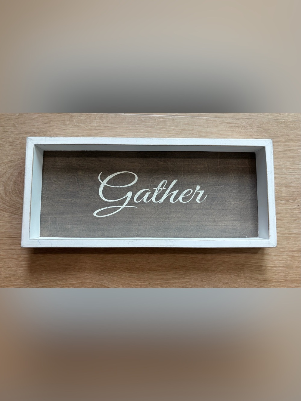 Rustic "Gather" Wall Sign